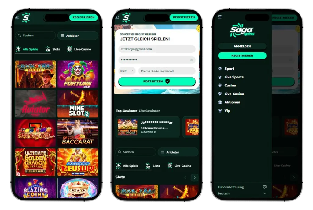 SagaSpins Casino